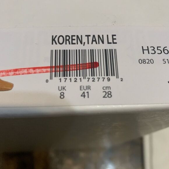 Vince Koren Croc-Embossed Leather Ankle Boots Size 11M Tan Brand new - Picture 12 of 13